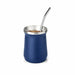 160ml Yerba Mate Cup Double Wall Stainless Steel With Stainless Bombilla Straw  X1542