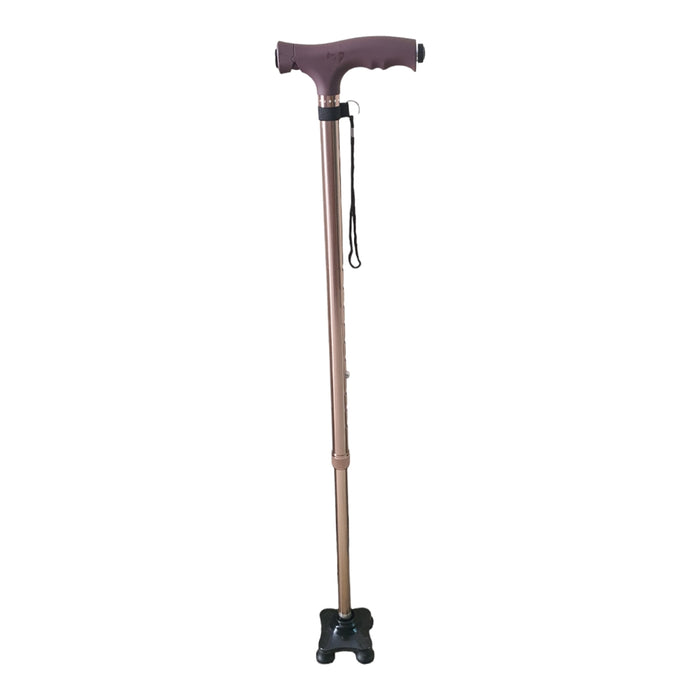 Elderly Metal Stick With 4 Foot