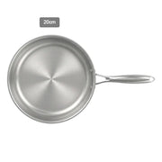 20cm Stainless Steel Frying Pan with Induction Bottom X1573