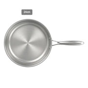 24cm Stainless Steel Frying Pan with Induction Bottom X1574