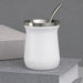 260ml Yerba Mate Cup Double Wall Stainless Steel With Stainless Bombilla Straw  X1541