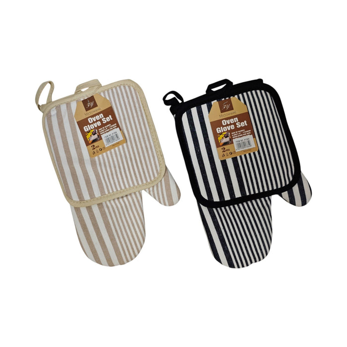 2 pcs Set Oven Mitt and Pot Holder X1364