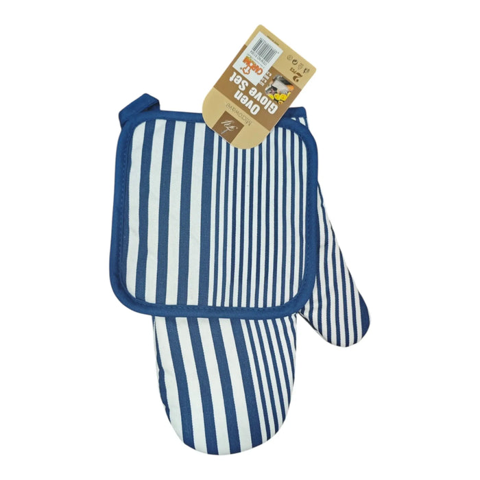 2 pcs Set Oven Mitt and Pot Holder X1364