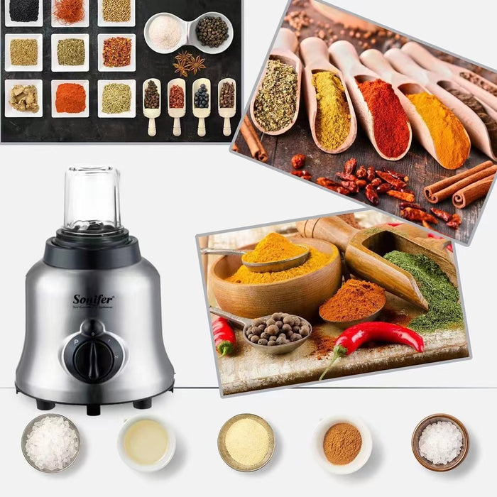 Sonifer SF-8031  400W manufacturer home 2 in 1 with grinder 1.5L electric stainless steel table blender