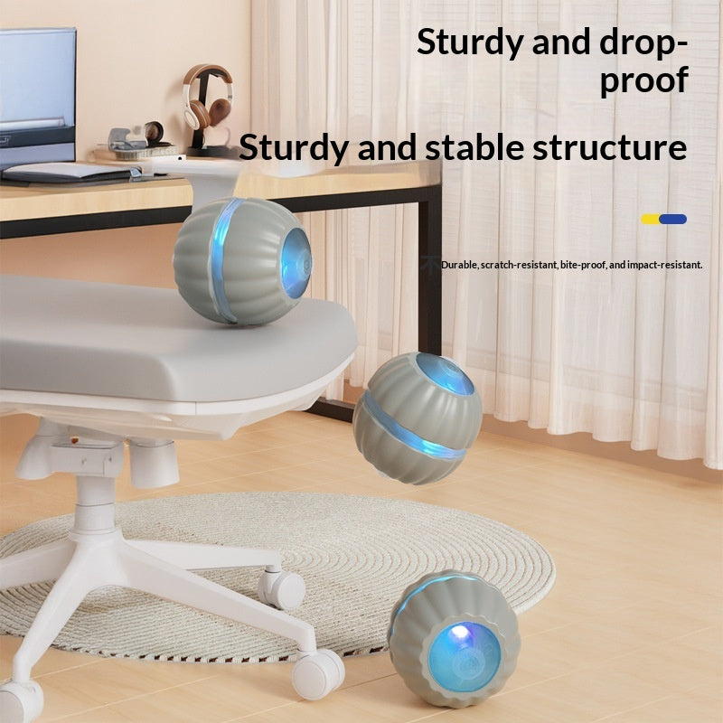 Interactive Dog/Cat Toy Ball USB Rechargeable Automatic Moving Rolling DP168 Mix Color