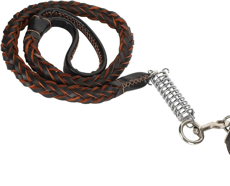 Dog Heavy Duty Leather Leash + Collar DP165