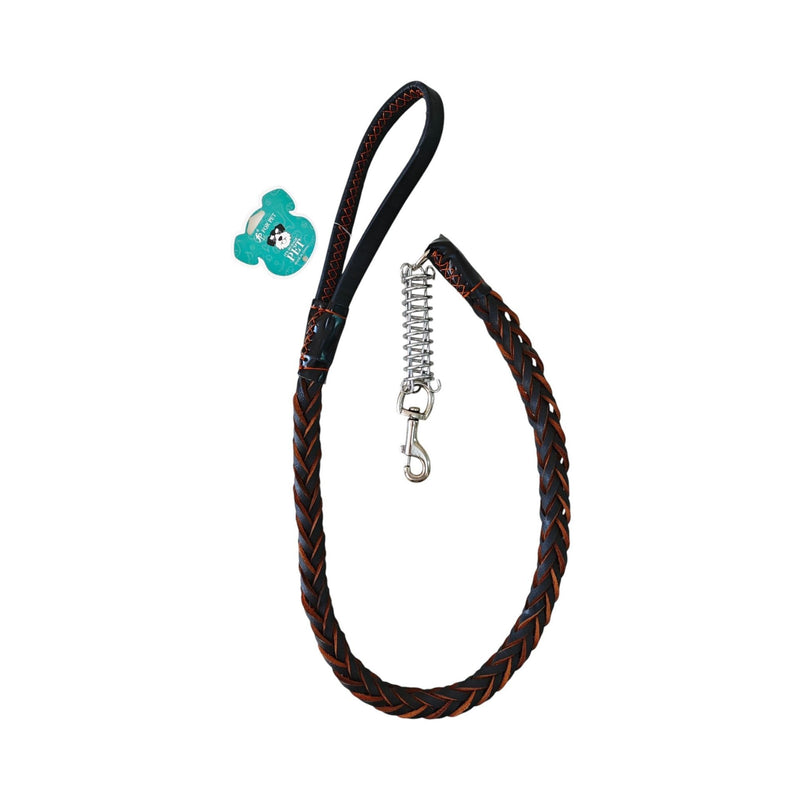 Dog Heavy Duty Leather Leash + Collar DP165