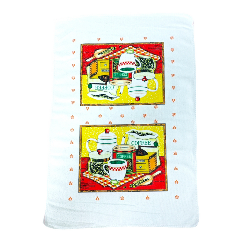 Microfibre 40x60cm 1pc Kitchen Towel Mix Random Designs X968