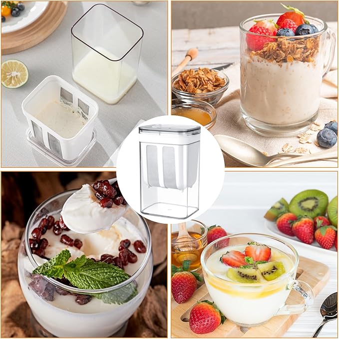 Labneh Maker Strainer Plexi Box 1100ml Capacity X1287