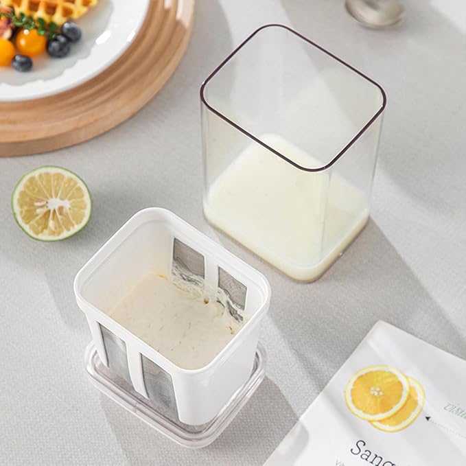 Labneh Maker Strainer Plexi Box 1100ml Capacity X1287