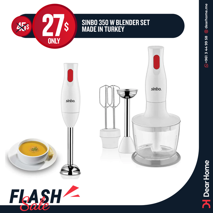 SINBO 350W BLENDER SET MADE IN TURKEY