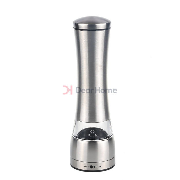 STAINLESS AND PLEXI PEPPER GRINDER  X345