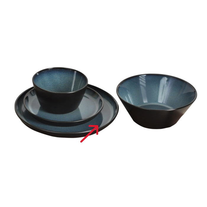 Blue 10.5" 6pcs Stoneware Dinner Plate X1209