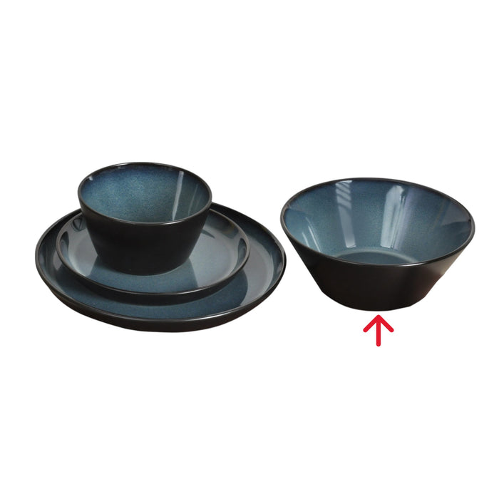 Blue 8.2" 6pcs Stoneware Salad Bowl X1211