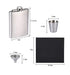 7oz Stainless Leakproof Drink Flask + 2 Shots Set X1451