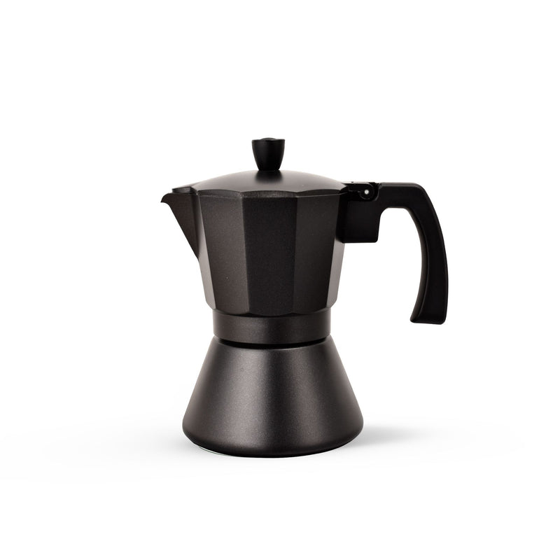 6 cups Induction Black Mocha Pot Italian Espresso Maker X1452