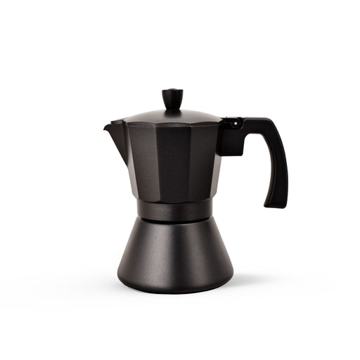 6 cups Induction Black Mocha Pot Italian Espresso Maker X1452