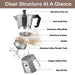 6 cups Silver Mocha Pot Italian Espresso Maker X1453