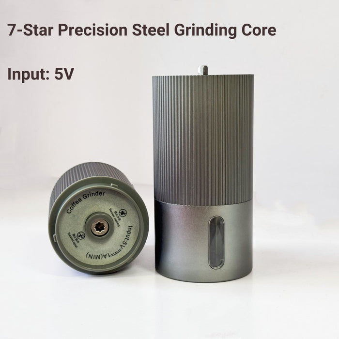 BaristaGo Heavy Duty Portable Burr Rechargeable Coffee Grinder X1455