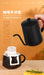 350ml Black Pour Over Goose Neck Kettle X1457
