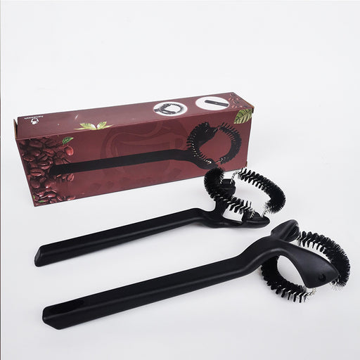51mm Espresso Coffee Machine Portafilter 360° Cleaning Brush X1461