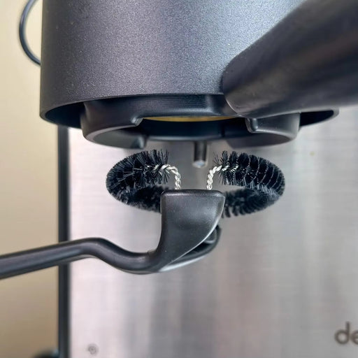 58mm Espresso Coffee Machine Portafilter 360° Cleaning Brush X1462