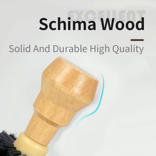58mm Espresso Coffee Machine Portafilter Wooden Brush X1464