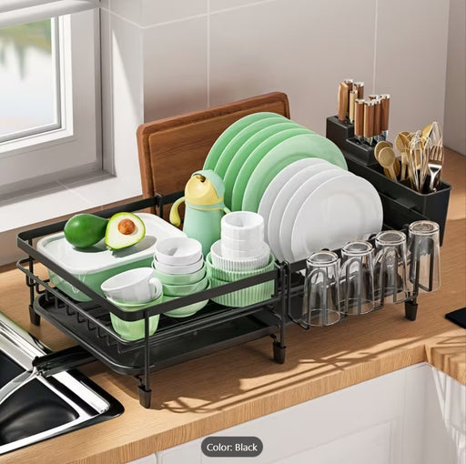 Black Metal 1 Layer Dish Rack No. 5800359 X1471