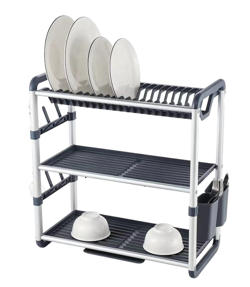 Aluminum 3 Layers Dish Rack No. 5800365 X1473