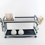 Aluminum 2 Layers Dish Rack No. 5800366 X1474