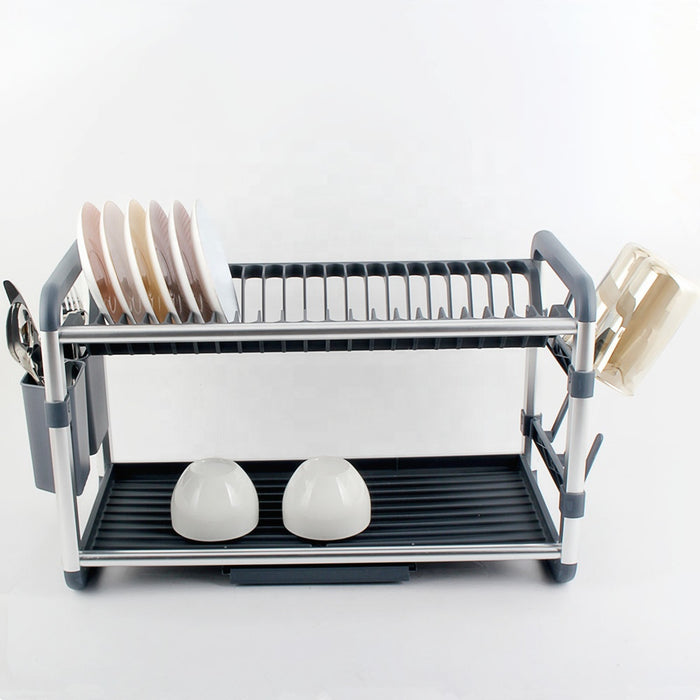 Aluminum 2 Layers Dish Rack No. 5800366 X1474
