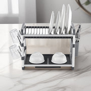 Aluminum 2 Layers Dish Rack No. 5800366 X1474