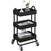 Heavy Duty Black Trolley 3 Layers X1478