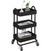 Heavy Duty Black Trolley 3 Layers X1478