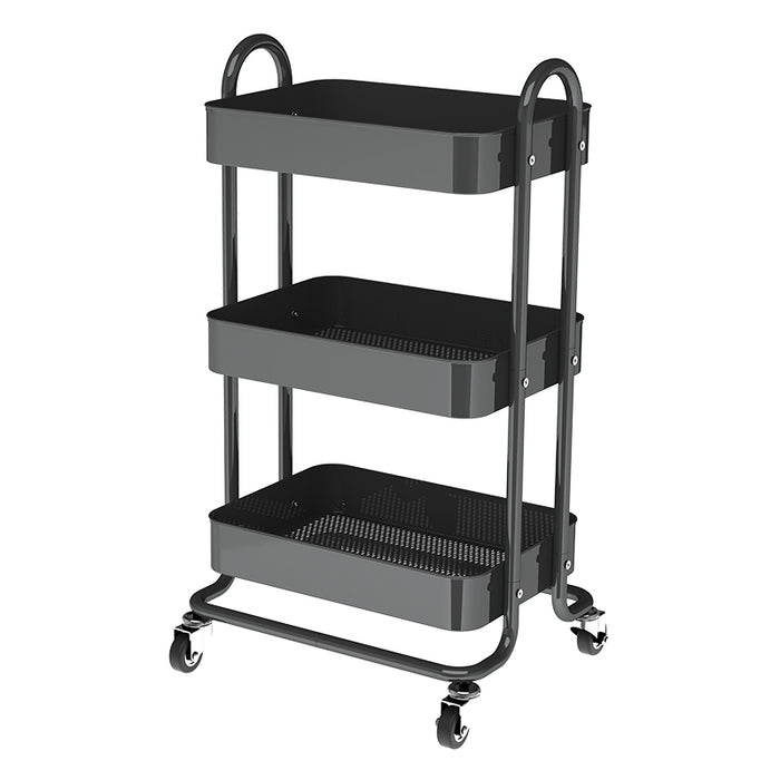Heavy Duty Black Trolley 3 Layers X1478