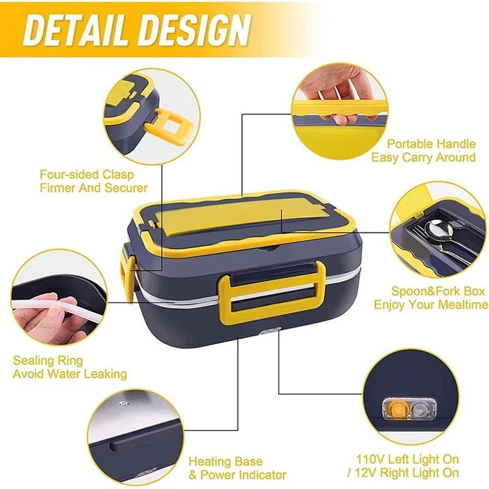 Electric Food Warmer Lunch Box X1484