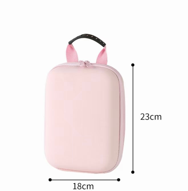Makeup Cosmetic Organiser Travel Bag with LED Mirror  Rechargeable X1486