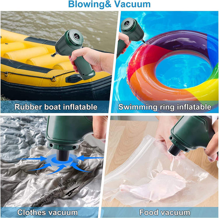 3 in 1 Rechargeable Strong Suction Handheld Car Vacuum Cleaner X1490