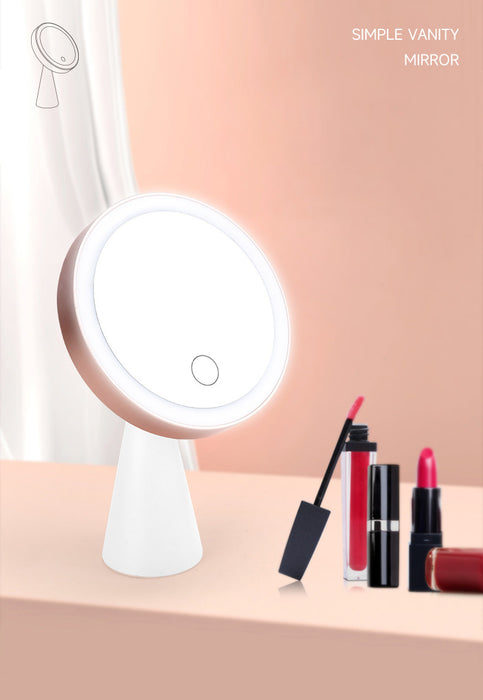 Cosmetic Mirror with Rechargeable LED Lights X1492