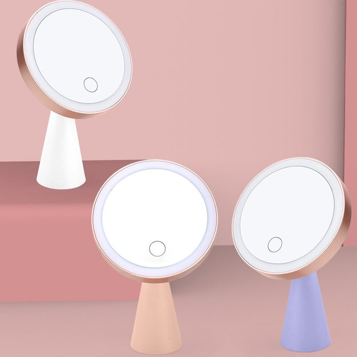 Cosmetic Mirror with Rechargeable LED Lights X1492