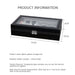 Leather 6 Watch and 3 Eye Glasses Jewelry Box X1495