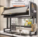 Heavy Duty Over Sink 85cm Black Dish Rack X1506