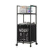 Laundry Basket With Over Rack and Wheels No. YX9142 X1507