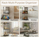 Bath or Home Cloth Storage Organiser Basket 2 Layers X1508