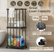 Bath or Home Cloth Storage Organiser Basket 2 Layers X1508