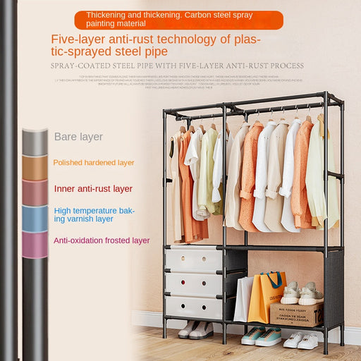 Modern Wardrobe Closet Cloth Organiser Size: 103x41x170cm Model 8102  X1509