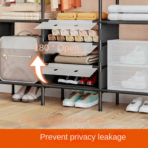 Modern Wardrobe Closet Cloth Organiser Size: 122x41x170cm Model 8103  X1510