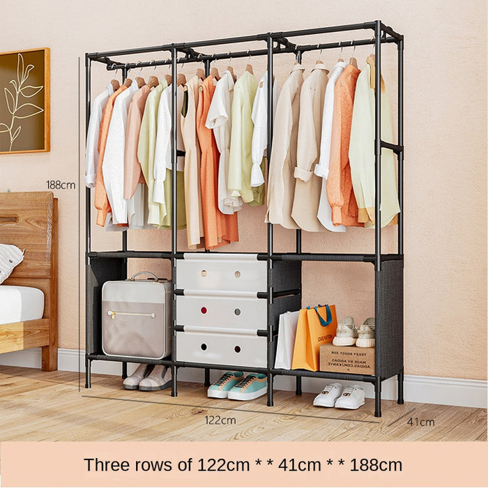 Modern Wardrobe Closet Cloth Organiser Size: 122x41x170cm Model 8103  X1510