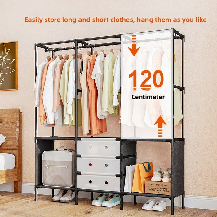 Modern Wardrobe Closet Cloth Organiser Size: 122x41x170cm Model 8103  X1510