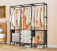 Modern Wardrobe Closet Cloth Organiser Size: 122x41x170cm Model 8103  X1510
